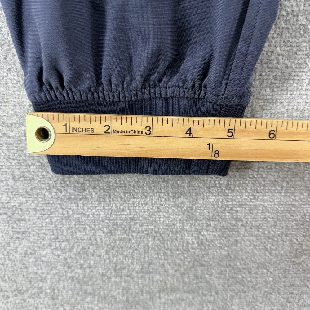 Rhoback Delta Golf Performance Jogger Pants Men Large Blue Stretch Drawstrings